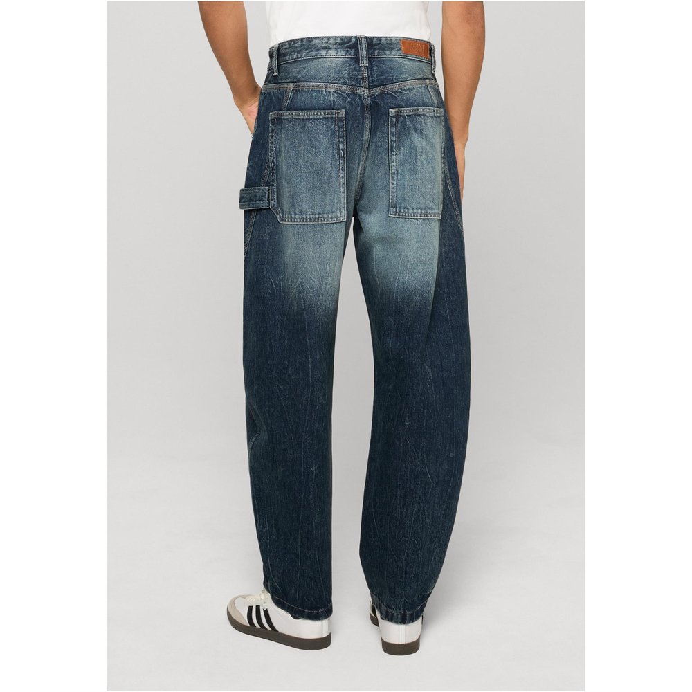 Urban Classics - Heavy Baloon Jeans Wide leg trousers - Blue